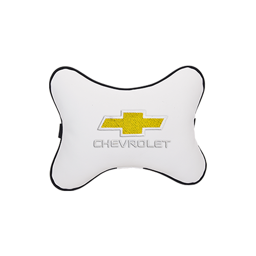фото Подушка на подголовник экокожа milk chevrolet vital technologies