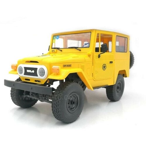 Радиоуправляемая машина WPL японский внедорожник FJ40 желтая 4WD 24G 116 RTR 6808₽