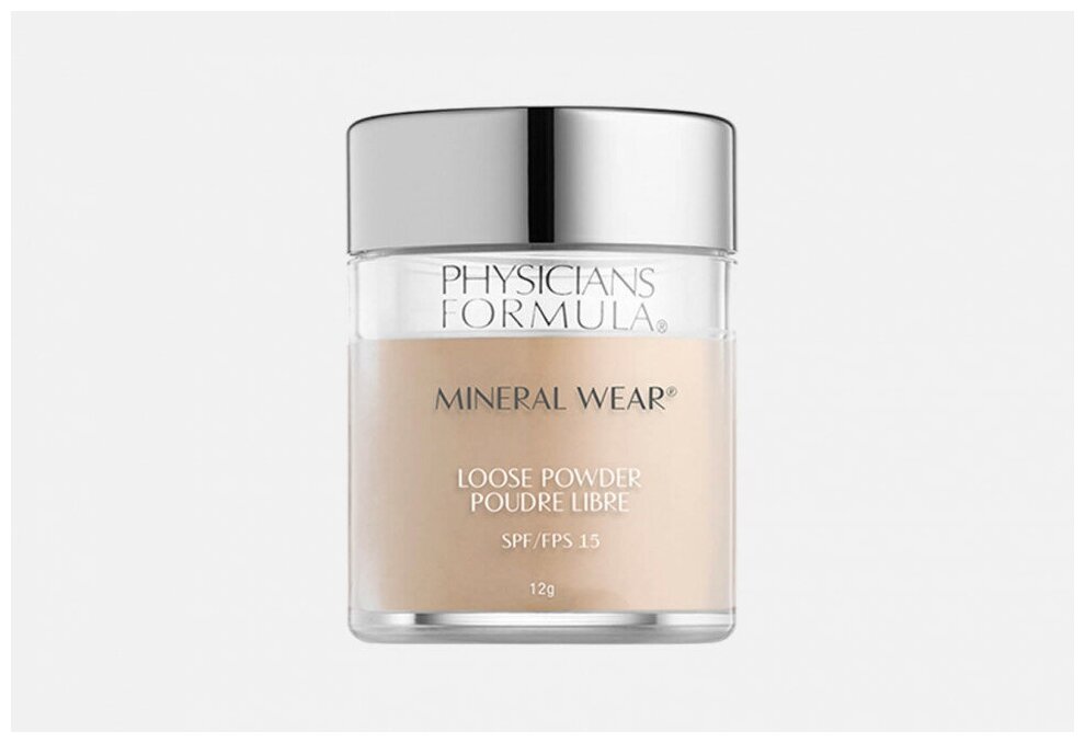 Пудра рассыпчатая Physician's Formula минеральная - Mineral Wear Loose Powder - прозрачный