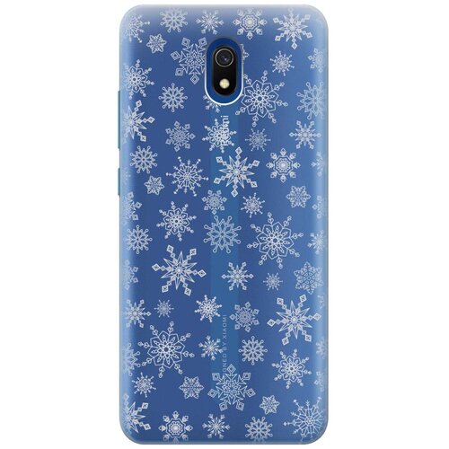  -  Transparent 3D  Xiaomi Redmi 8A   Fairy Snowflakes