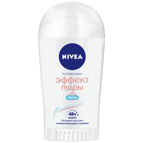 Nivea Антиперспирант Эффект пудры Fresh, стик, 50 мл, 1 шт.