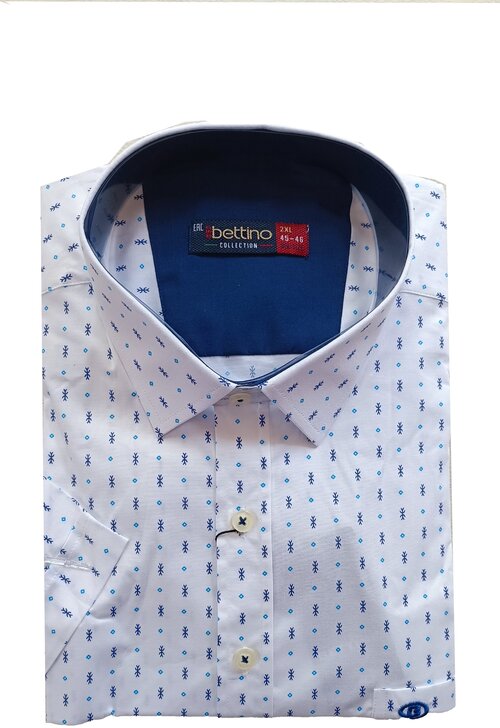 Рубашка Bettino, размер 5XL(64), белый