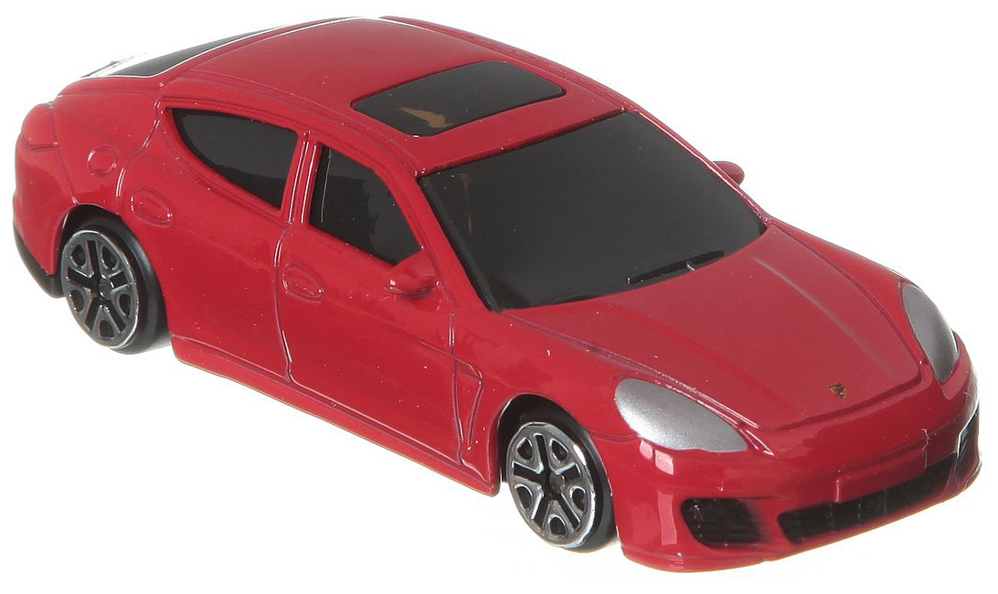 Машина металлическая RMZ City 1:64, без механизмов Porsche Panamera, матовый красный (344018SM(A))