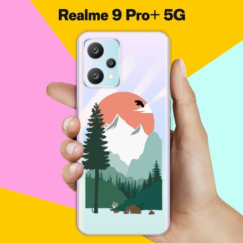 Силиконовый чехол на realme 9 Pro+ 5G Горы / для Реалми 9 Про Плюс силиконовый чехол на realme 9 5g реалми 9 про горы 11