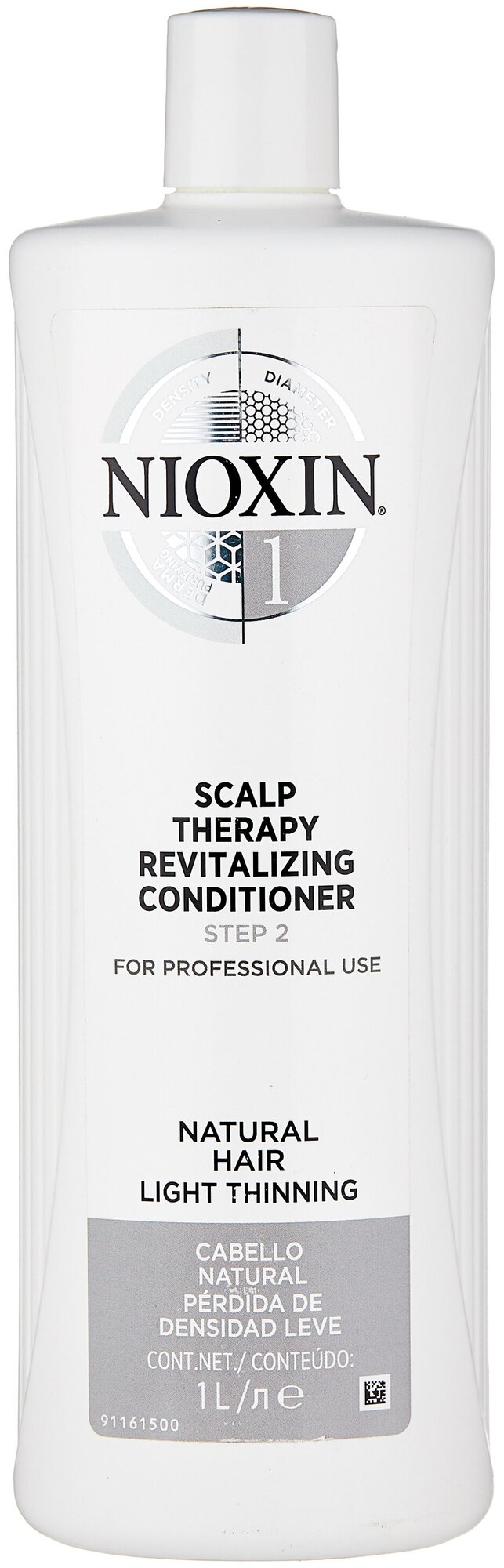 Nioxin кондиционер Scalp Therapy Conditioner System 1 для натуральных волос с тенденцией к источению, 1000 мл