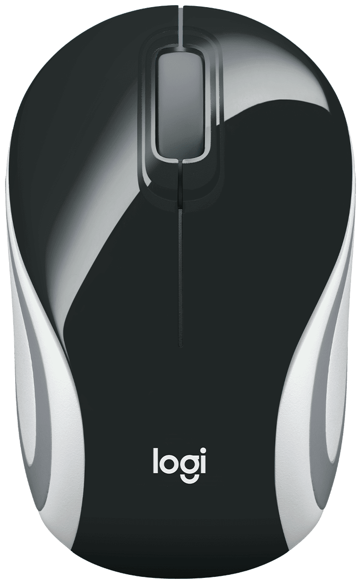 Logitech Wireless Mini Mouse M187 (черный) - фото №1