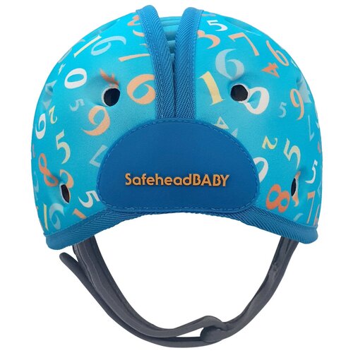 фото Шапка-шлем для защиты головы числа safeheadbaby синий