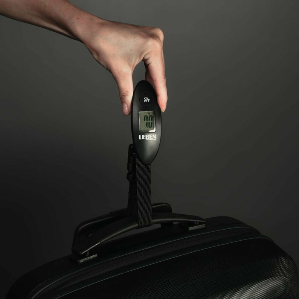 Весы для багажа электронные, пластик, макс.нагр. 40кг (точн.измер. 100гр) - фотография № 7