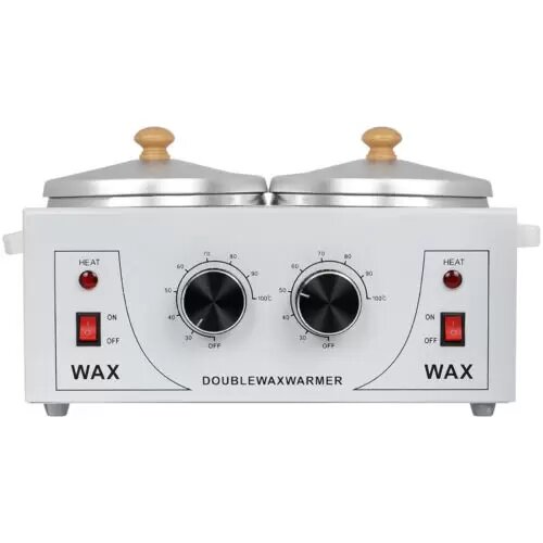 Воскоплав двойной баночный с терморегулятором Double Wax Warmer 800 мл