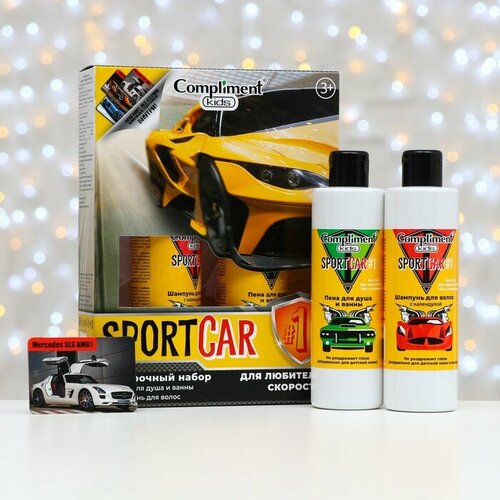 Набор Compliment Kids Sportcar #1: пена для душа и ванны, 250 мл + шампунь для волос, 250 мл