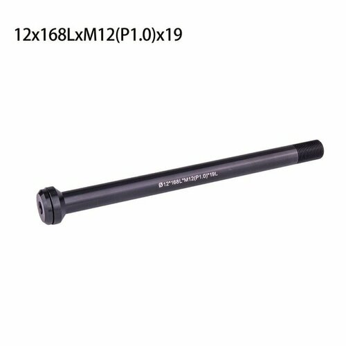 Задняя ось ZTTO, 12x168LxM12(P1.0)x19 heppe mtb road bike thru axle front fork shaft skewers 12x100 12x110 rear thru axle 12x142 12x148 quick release m12xp1 0 p1 75