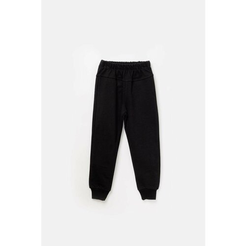 Брюки Vauva, манжеты, карманы, пояс на резинке, размер 5-6 лет. 116 см, черный