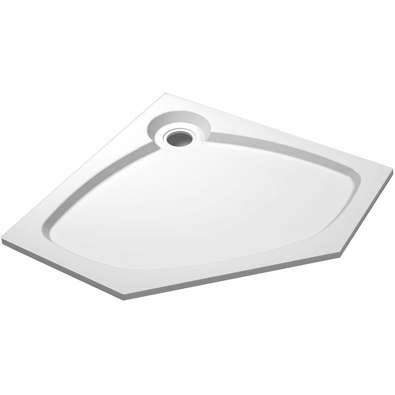 Душевой поддон из искусственного камня Cezares Tray S 90x90 TRAY-S-P-90-56-W Белый