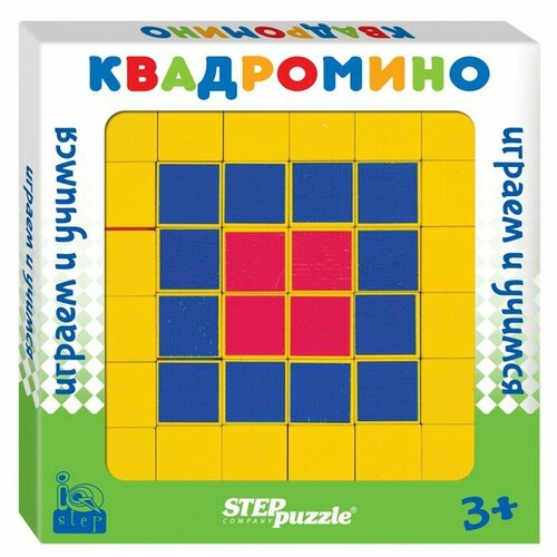 Развивающая игра из дерева «Квадромино»