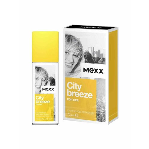 Mexx Душистая вода City Breeze женская, 75 мл топовый бренд оригинальные духи 1 1 женские долговечные духи парфюмы испаритель спрей для тела женский дезодорант