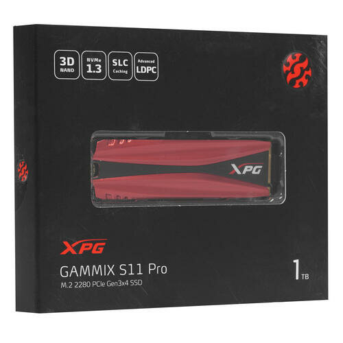 Твердотельный накопитель XPG GAMMIX S11 Pro 1 ТБ M2 AGAMMIXS11P-1TT-C