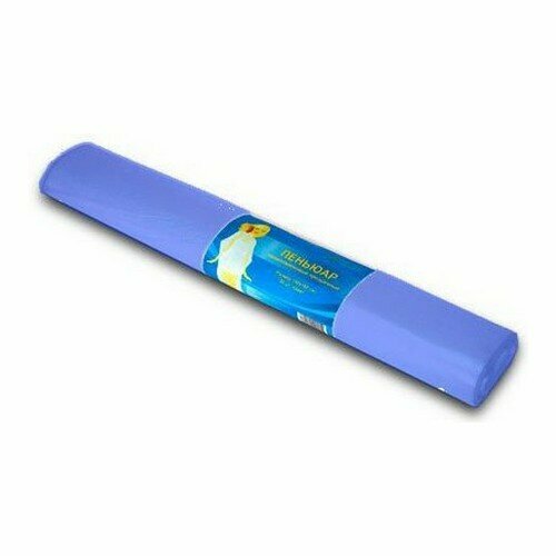 Пеньюар полиэтилен голубой 100х160 см. White line (рулон 50 шт.)