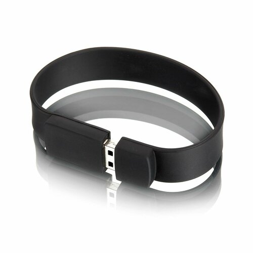 Флешка Браслет Brisky, 4 ГБ, черная, арт. F31