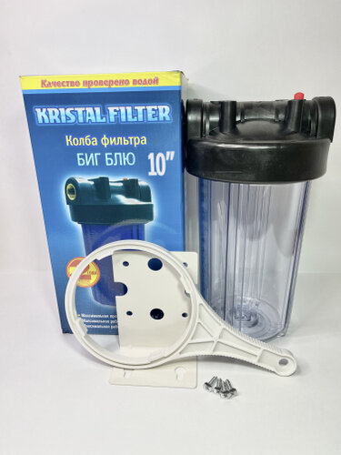 Фильтр магистральный KRISTALFILTER колба Big Blue 10" T 1"