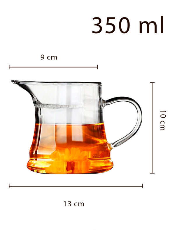 Стеклянный чайник для заваривания KIMBERLY 801028 с ситечком без крышки, 350 мл - фотография № 4