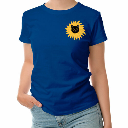 фото Футболка roly, размер l, синий