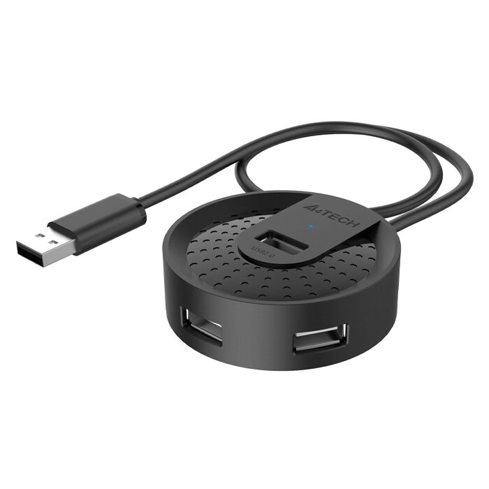 Разветвитель USB 3.0 A4Tech HUB-30C черный - фото №13