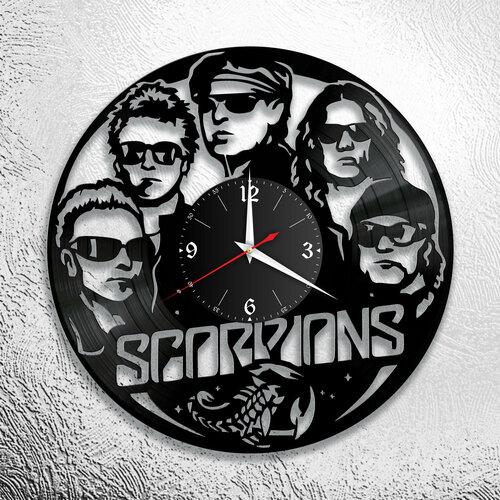 Часы из виниловой пластинки Scorpions