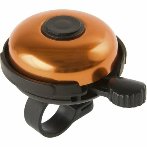 фото Звонок m-wave 5-420157 алюм./пластик d=53мм (240) черно-оранжевый