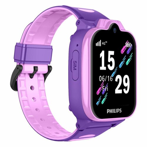 Часы с GPS трекером Philips W6610 Pink 549900₽