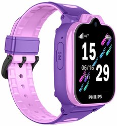 Часы с GPS трекером Philips W6610 Pink