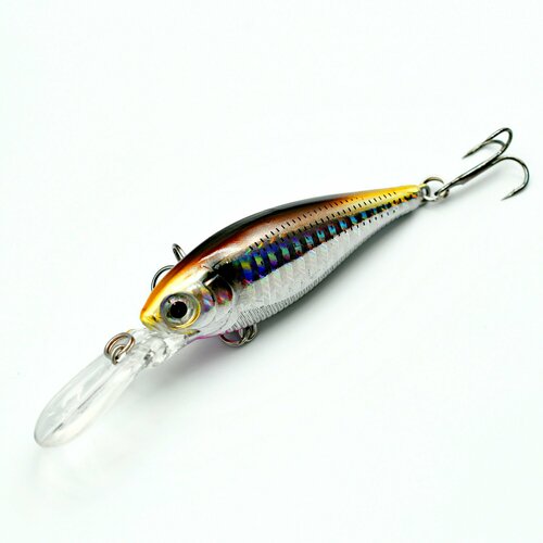 Воблер для рыбалки 3DB Shad 70SP (10 г) на щуку, окуня, судака, голавль, берш, язь, ставриду Япония