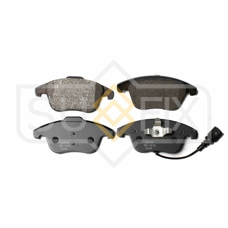 SUFIX Колодки тормозные дисковые перед прав/лев, ауди / AUDI Q3 2011-18, фольцваген шаран / VOLKSWAGEN SHARAN 2010-19, SX1513