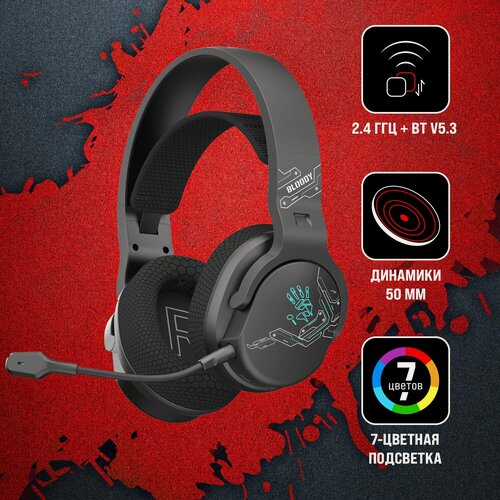 Изображение товара Наушники с микрофоном A4Tech Bloody GR370 черный