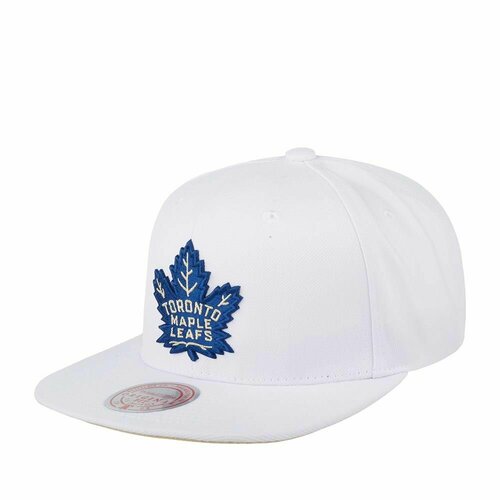 фото Бейсболка mitchell & ness базовая коллекция для мужчин и женщин, размер 0, белый