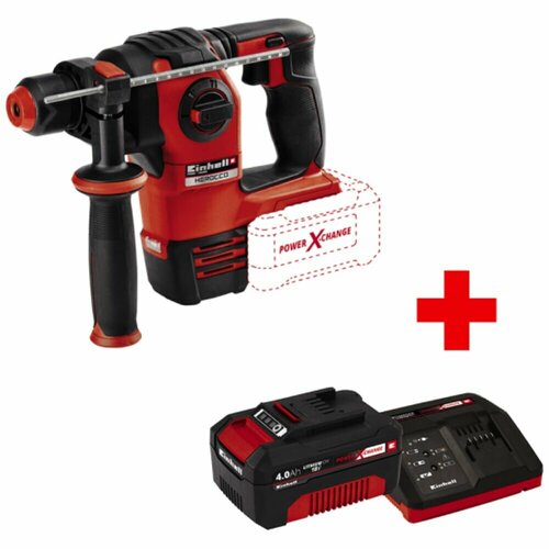 Аккумуляторный перфоратор Einhell PXC HEROCCO 1 акк PXC 4Ач 18ВЗУ 3А 4513900SET 18878₽