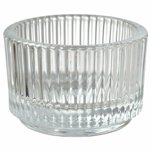 фото Finsmak ikea 004.709.82 подсвечник 3.5 см для греющей свечи прозрачное стекло икеа