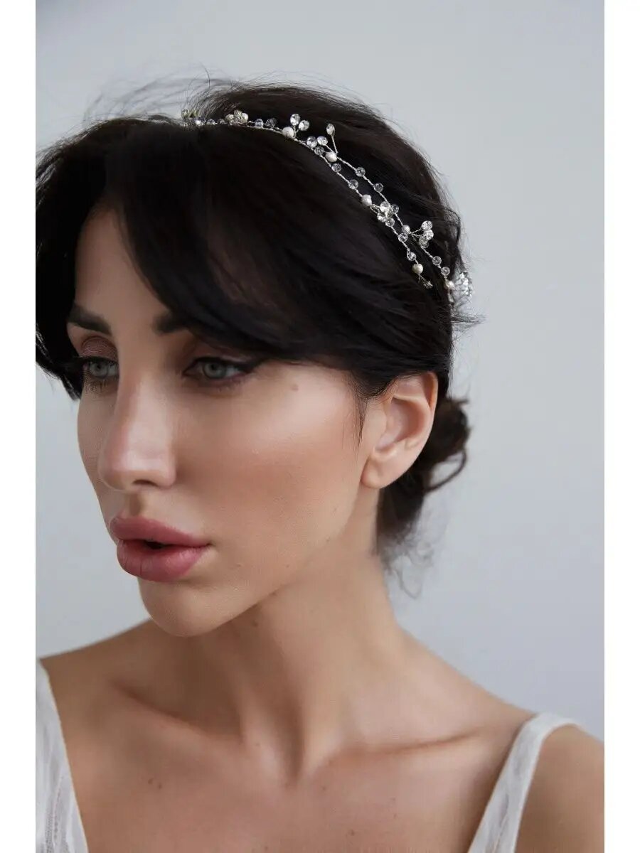 Тоненькая веточка в свадебную прическу Romantic Wedding — фото 1