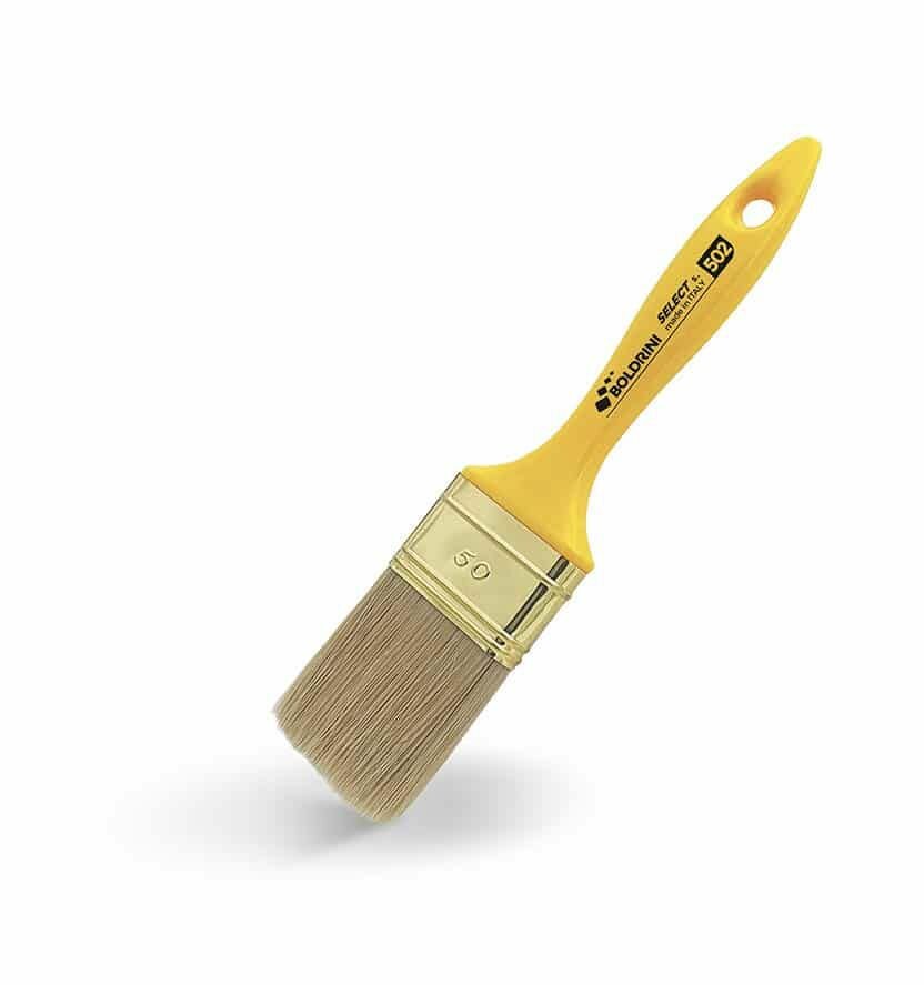 Кисть 60х15х57мм для эмали и лака SELECT S.502 пластиковая ручка BOLDRINI