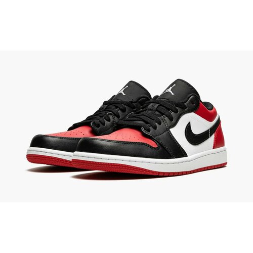 фото Кроссовки jordan air jordan 1 low, размер 9 us 42.5 eur 27 cm, красный/черный