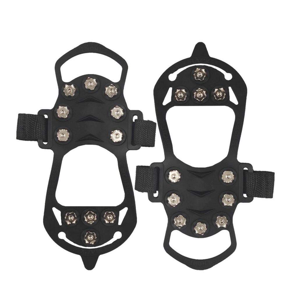 Нескользящие зимние кошки с 11 зубцами захваты для льда и снега шипы походных ботинок обуви