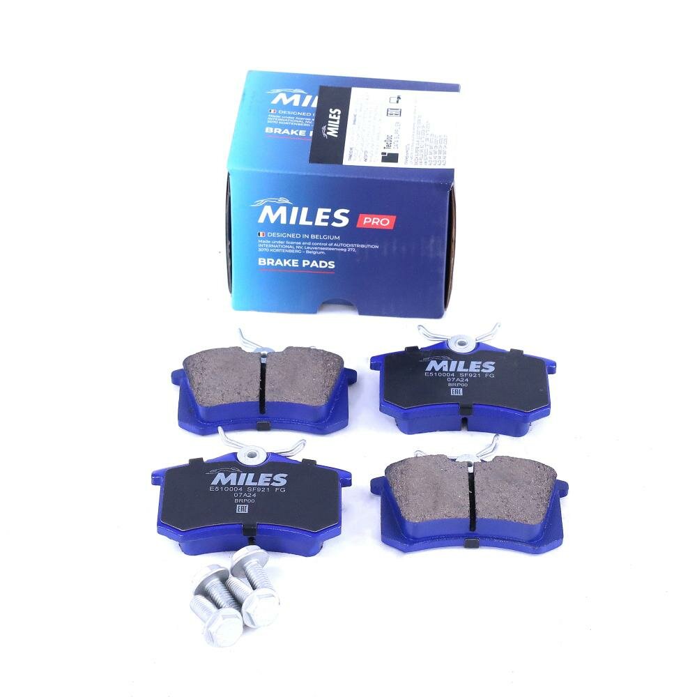 Колодки тормозные AUDI 96-/CITROEN/RENAULT/PEUGEOT 98-/VW 95- задние Ceramic E510004 MILES