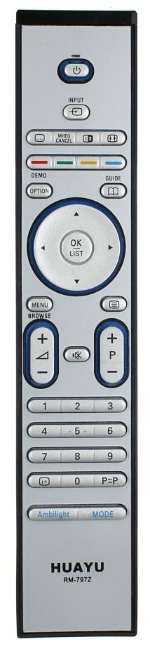 Пульт универсальный к Philips RM-797Z LCD TV (RC4450) Theatr