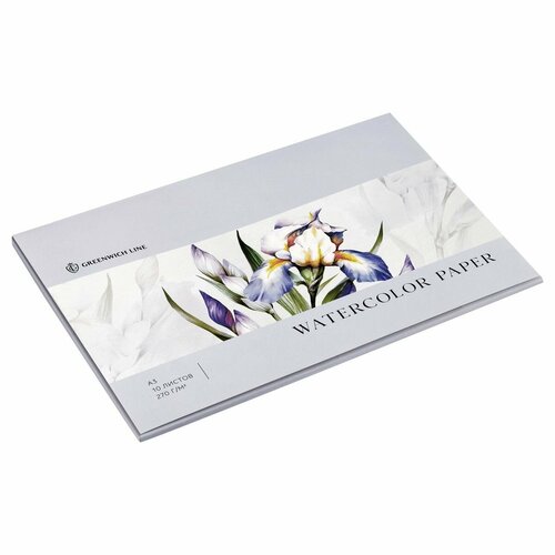 Папка для акварели Greenwich Line Ботанический сад 10 листов А3 270 гм2 Ба10А3_42260 99₽