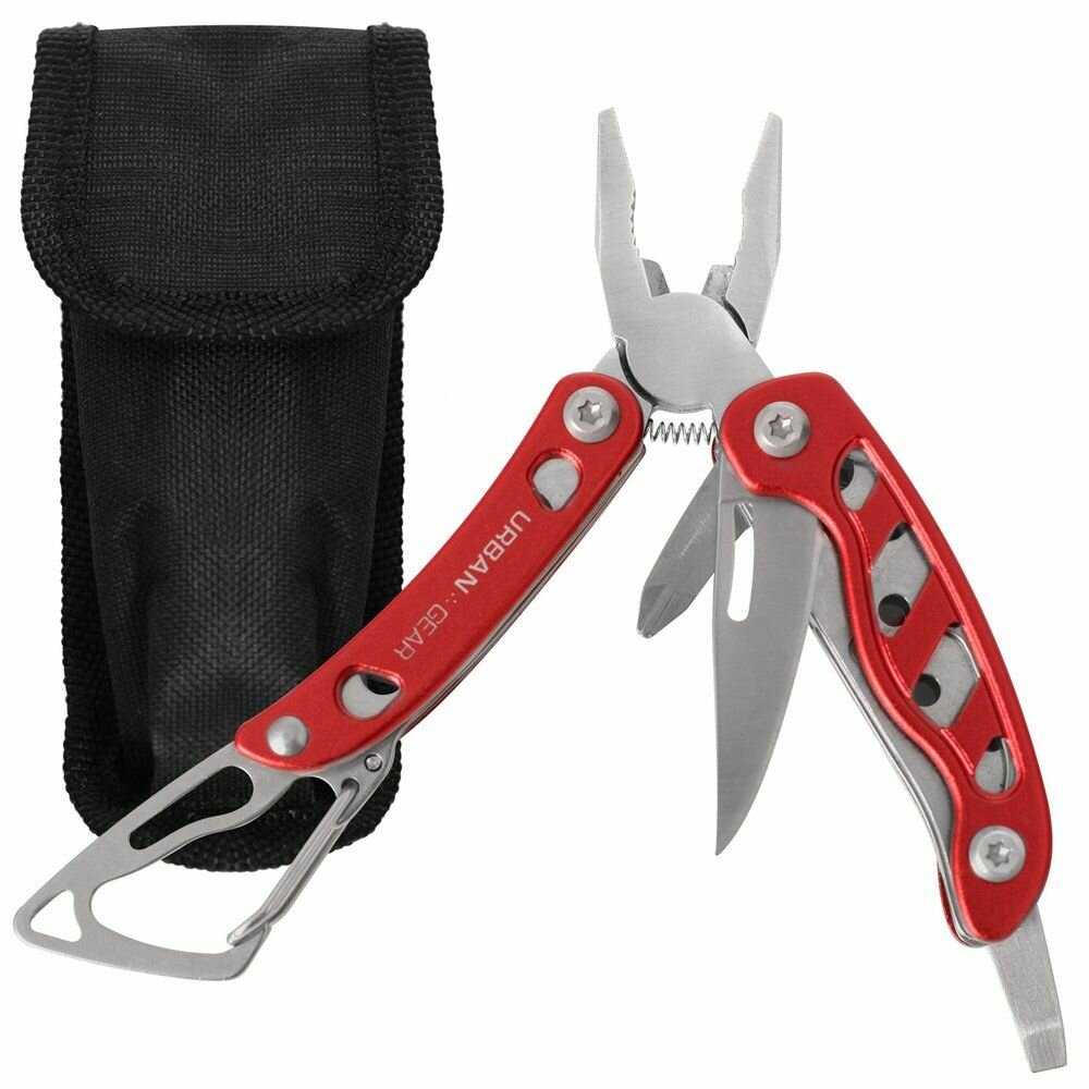 Мультитул Мультидом в комплекте имеется удобный чехол для хранения и переноски инструмента, 12х7,5х1,5 см (DA84-153)