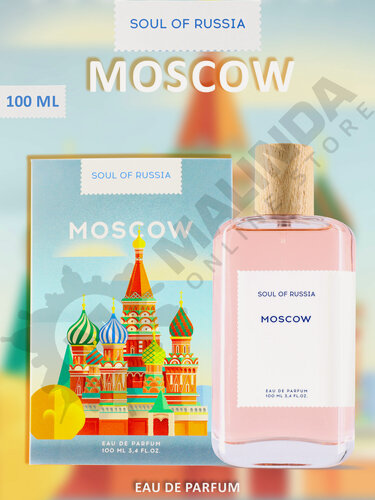 Изображение товара Парфюмерная вода SOUL OF RUSSIA Moscow для женщин и мужчин, 100 мл