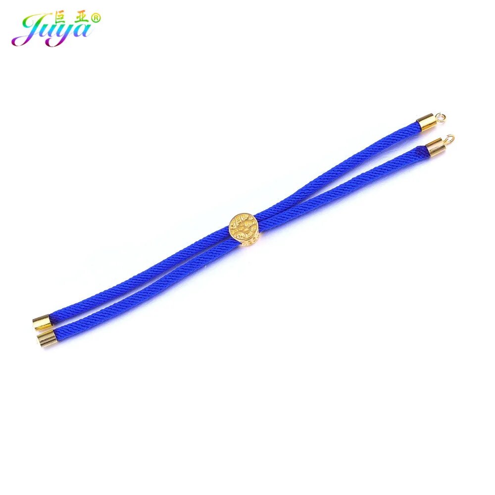 Juya регулируемые шнуровые цепочки для украшений Синий, gold blue