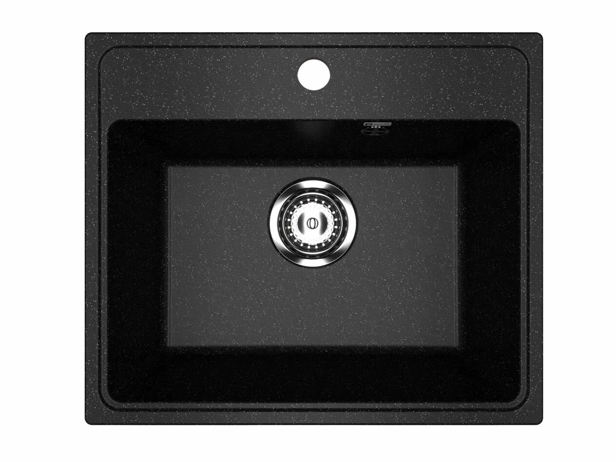 Кухонная мойка Practik PR-M 490-004 черный оникс