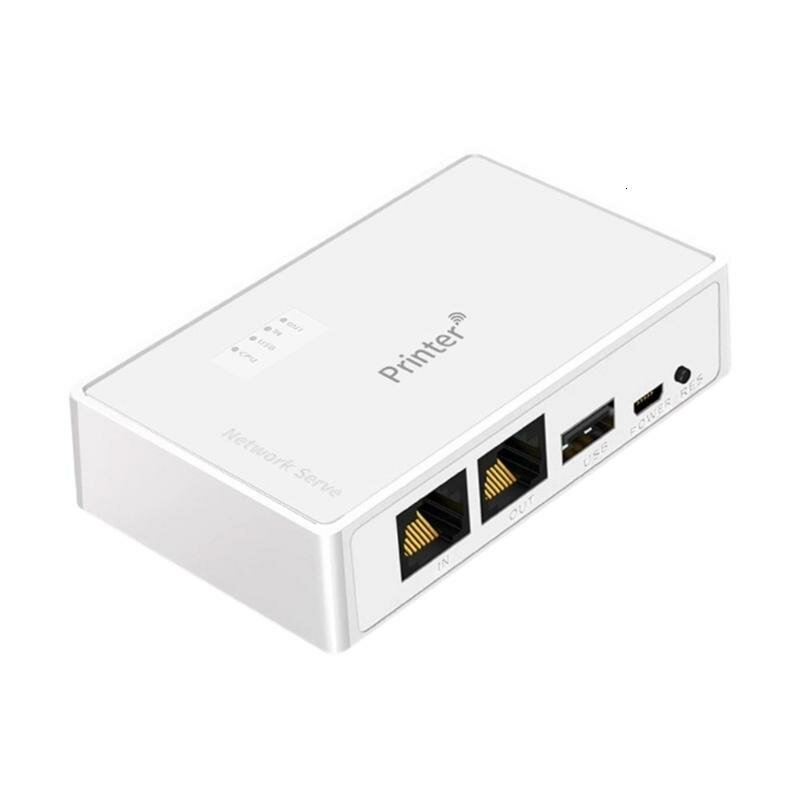 Беспроводной сервер печати USB для совместного использования принтера через RJ45