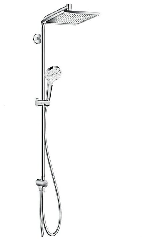 Hansgrohe Душевая система Hansgrohe Crometta Showerpipe Reno EcoSmart 27289000 Хром - фотография № 1