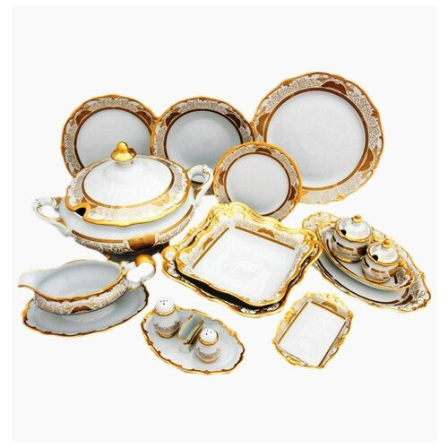 Столовый сервиз на 12 персон 49 предметов Weimar Porzellan 